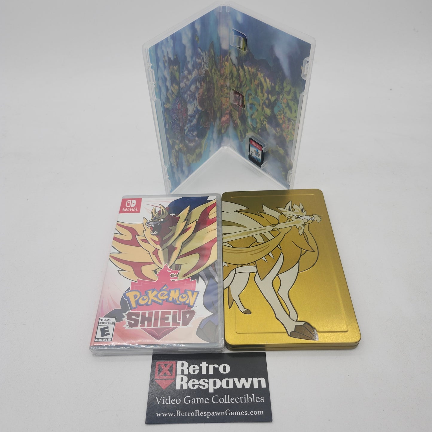 Pokemon Sword and Shield Double Pack [Target Edition] - Nintendo Switch (Complete/Shield is Sealed)
