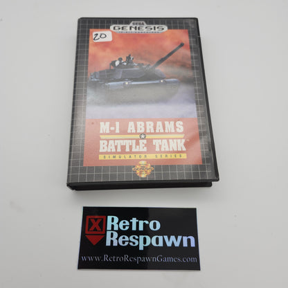 M-1 Abrams Battle Tank - Sega Genesis (Complete)