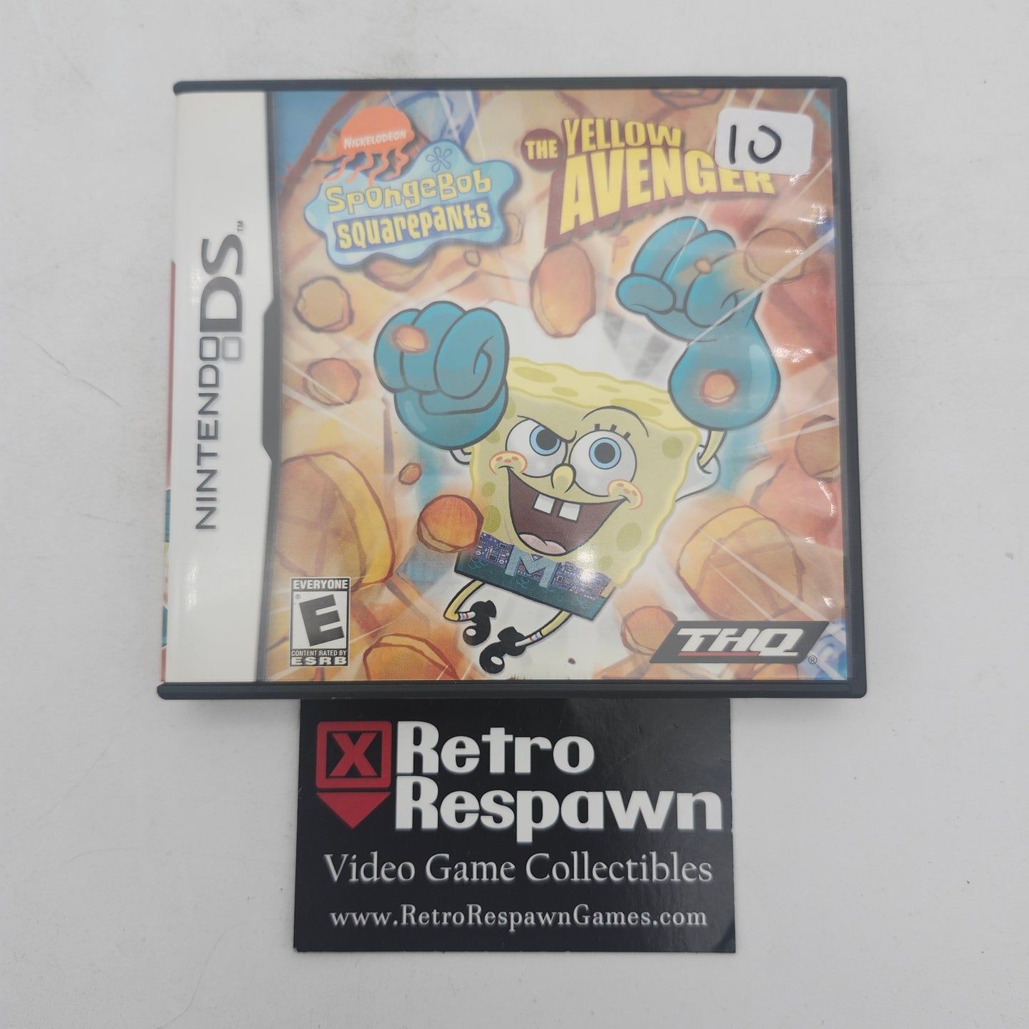 SpongeBob SquarePants Yellow Avenger - Nintendo DS (Complete)