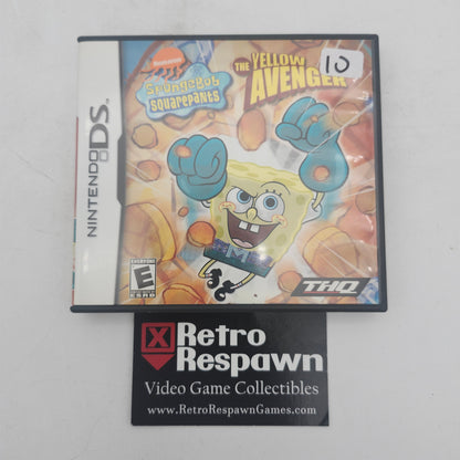 SpongeBob SquarePants Yellow Avenger - Nintendo DS (Complete)