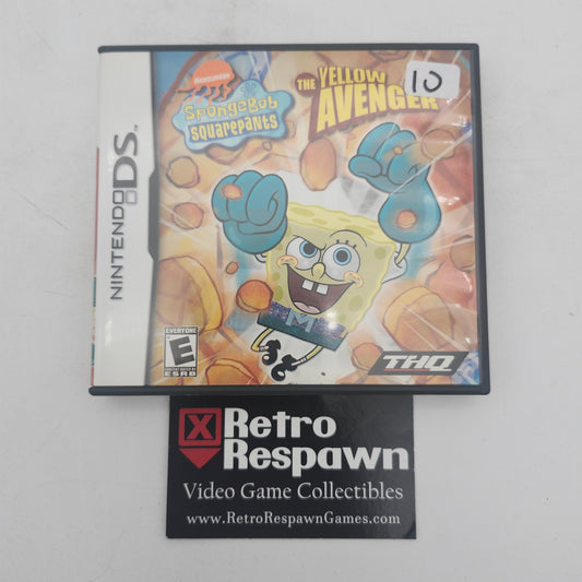 SpongeBob SquarePants Yellow Avenger - Nintendo DS (Complete)