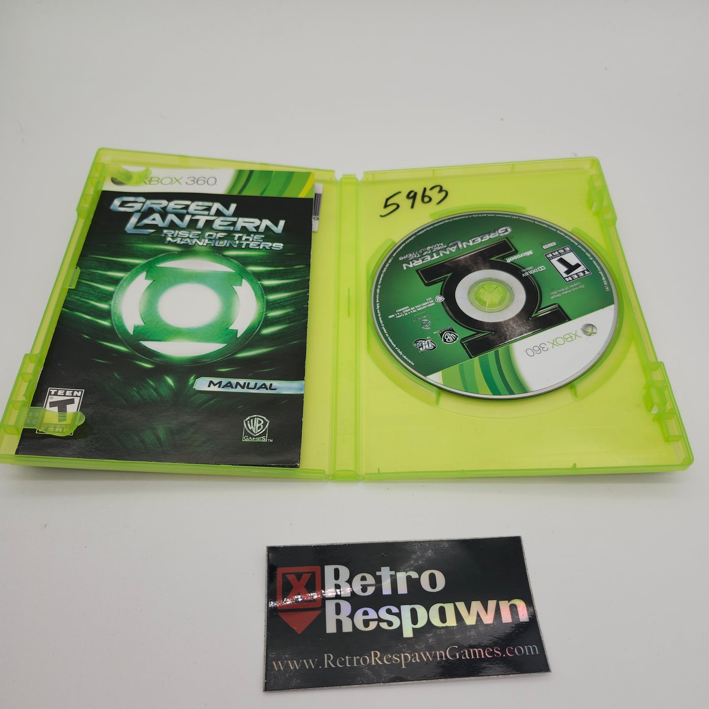 Green Lantern: Rise of the Manhunters - Xbox 360 (Complete)