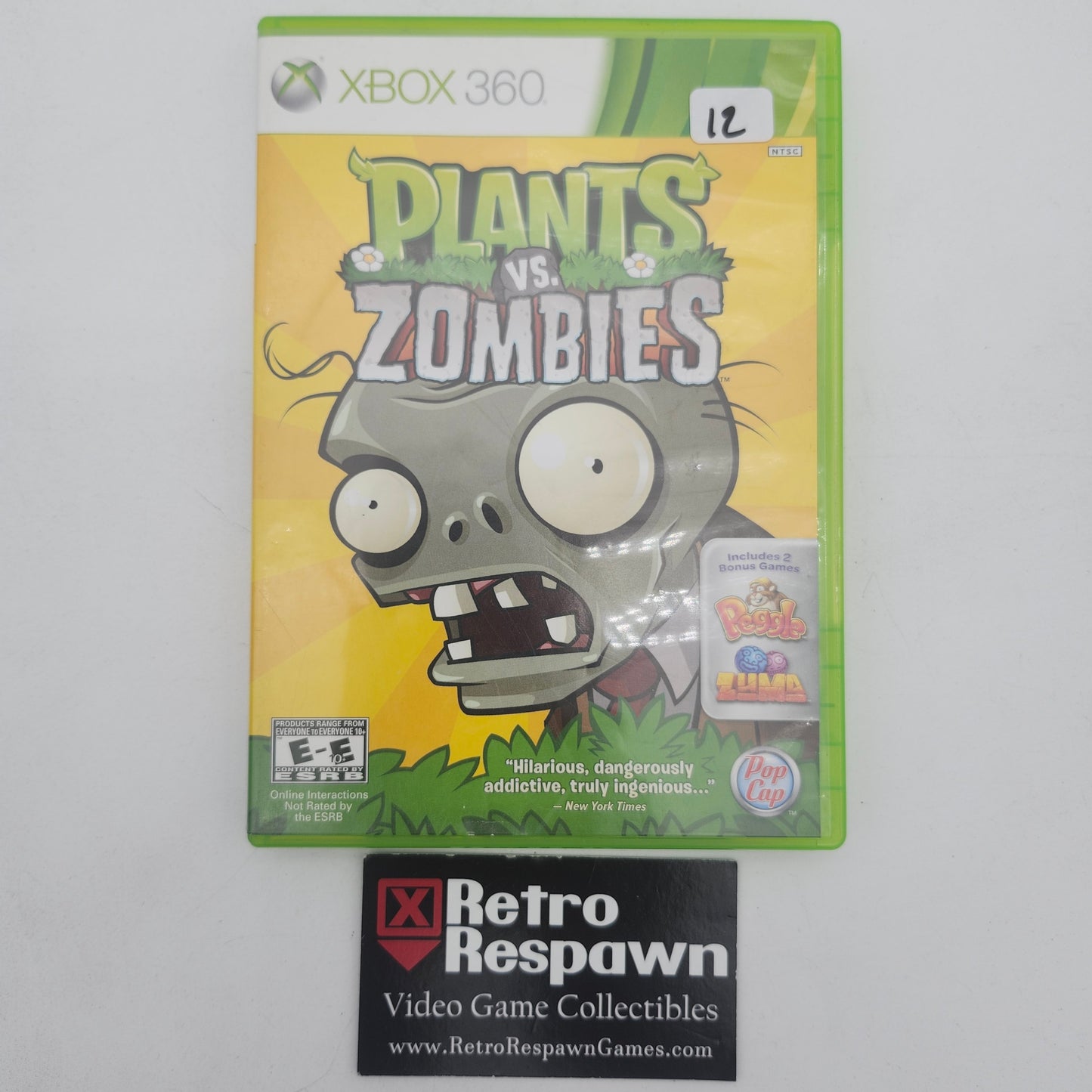 Plants vs. Zombies - Xbox 360 (Complete)