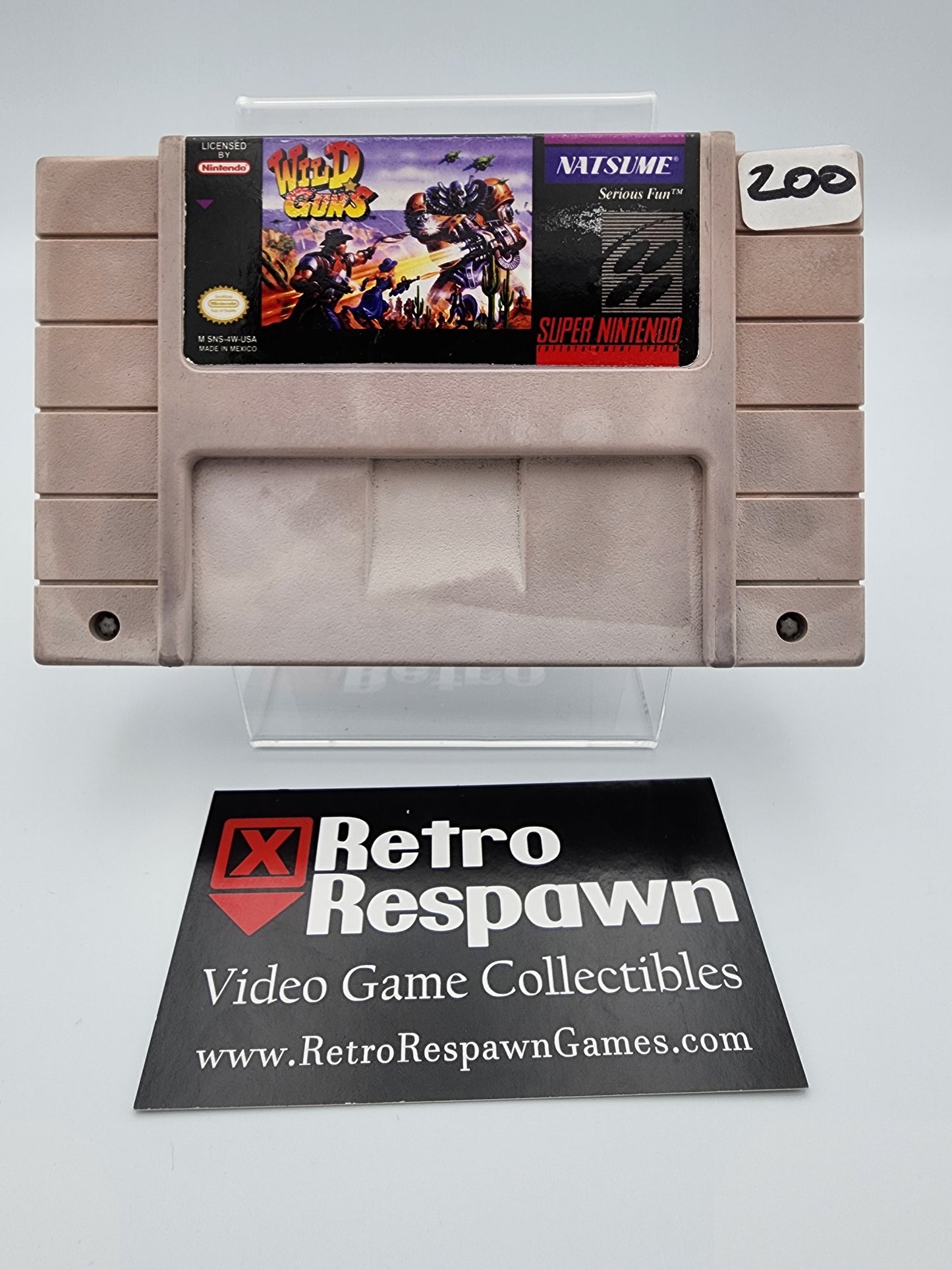 Wild Guns (Repro Label) - Super Nintendo (SNES)