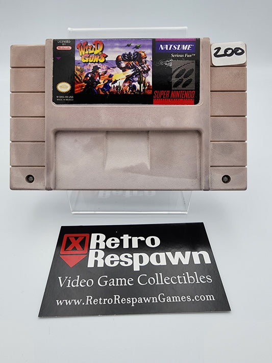 Wild Guns (Repro Label) - Super Nintendo (SNES)