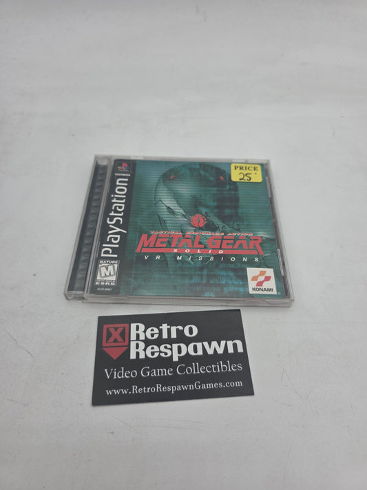 Metal Gear Solid VR Missions - Playstation (Complete)