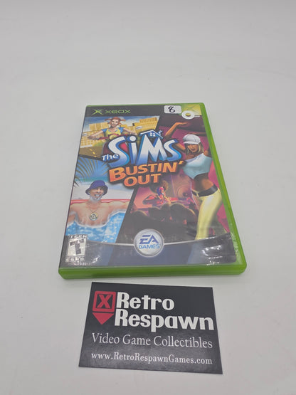 The Sims Bustin Out - Xbox (Complete)