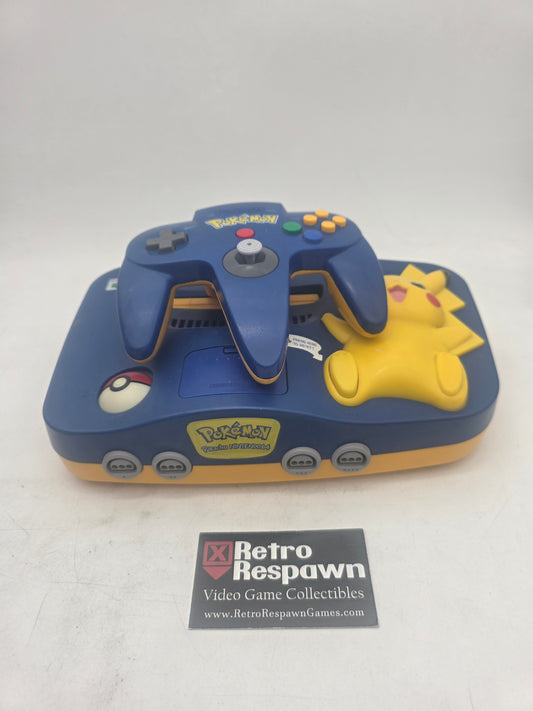 Pikachu Nintendo 64 System - Nintendo 64 (Console, Controller + All Controllers)