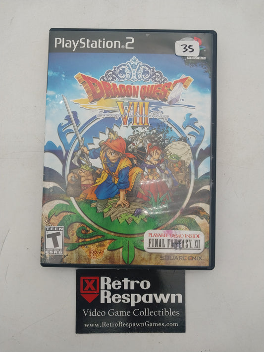 Dragon Quest VIII: Journey of the Cursed King - Playstation 2 (Complete)