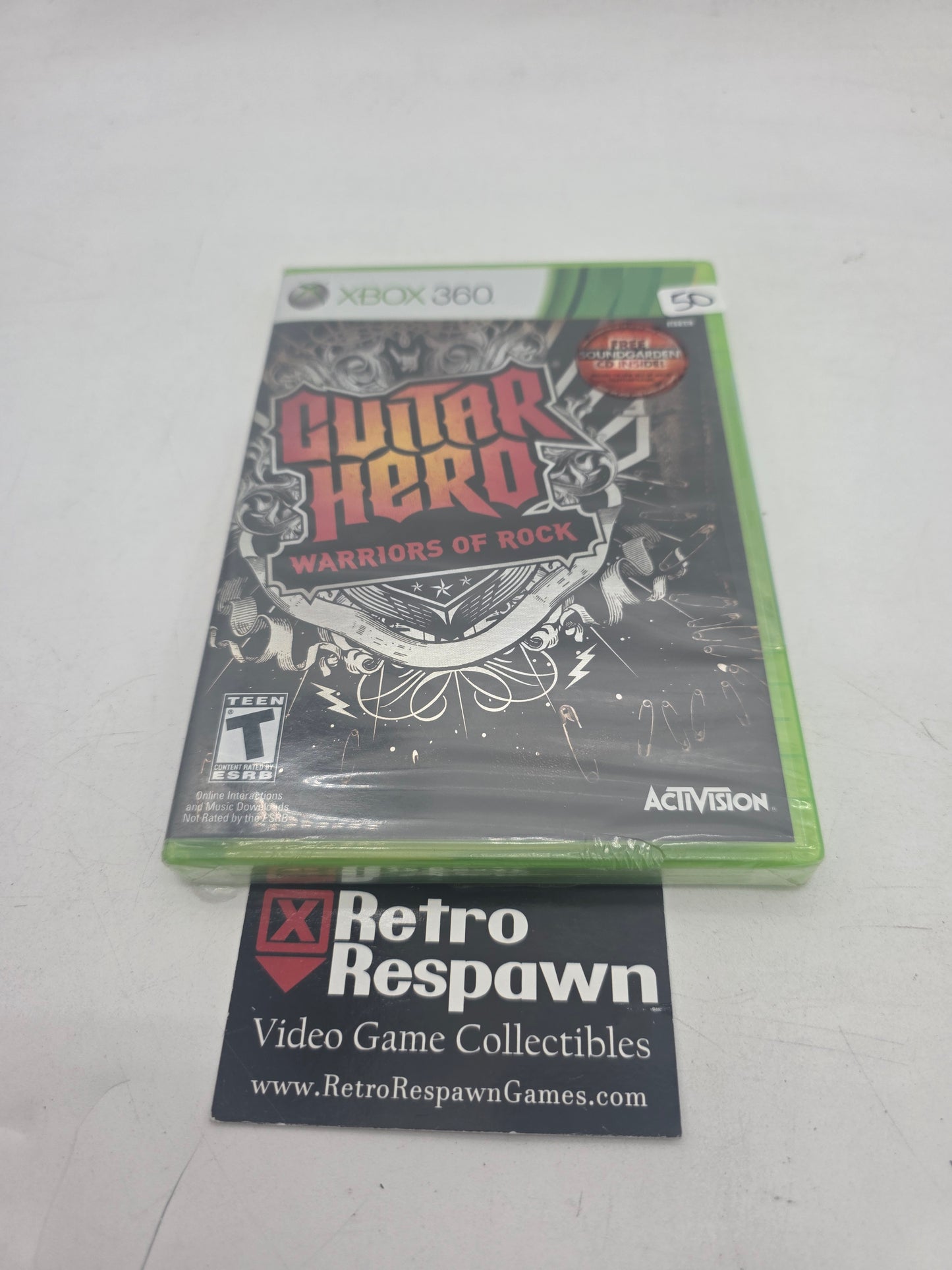 Guitar Hero: Warriors of Rock - Xbox 360 (Sealed)