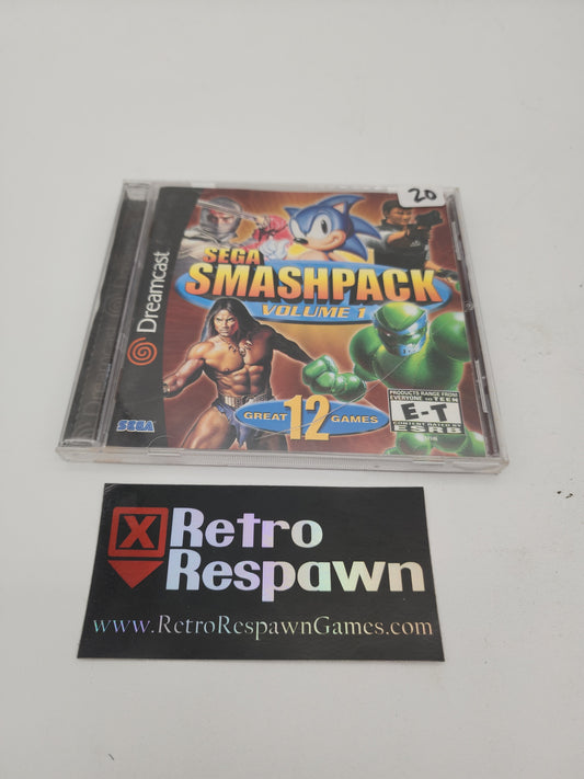 Sega Smash Pack Volume 1 - Sega Dreamcast (Complete)