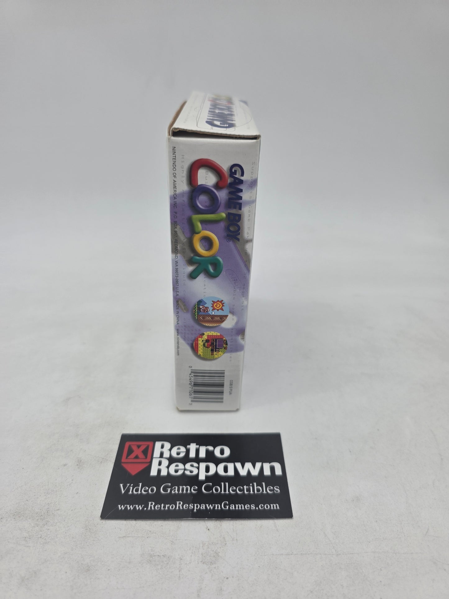 Backlit Game Boy Color Grape - GameBoy Color (Complete)