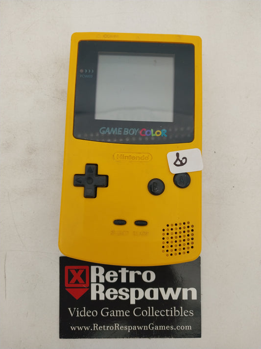 Game Boy Color Yellow - GameBoy Color (Console Only)