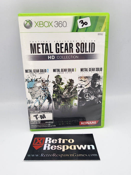 Metal Gear Solid HD Collection - Xbox 360 (Complete)