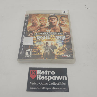 WWE Legends of WrestleMania - Playstation 3 (Complete)