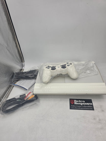 Playstation 3 Super Slim Classic White 500GB - Playstation 3 (Complete)