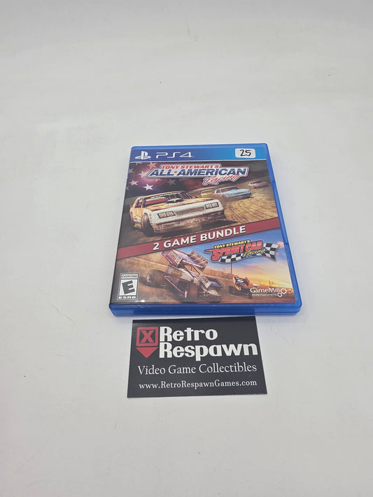 Tony Stewart's All American Racing 2 Game Bundle - Playstation 4 (Complete)