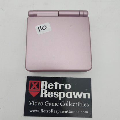 Pearl Pink Gameboy Advance SP - JP GameBoy Advance (Console + Charger)
