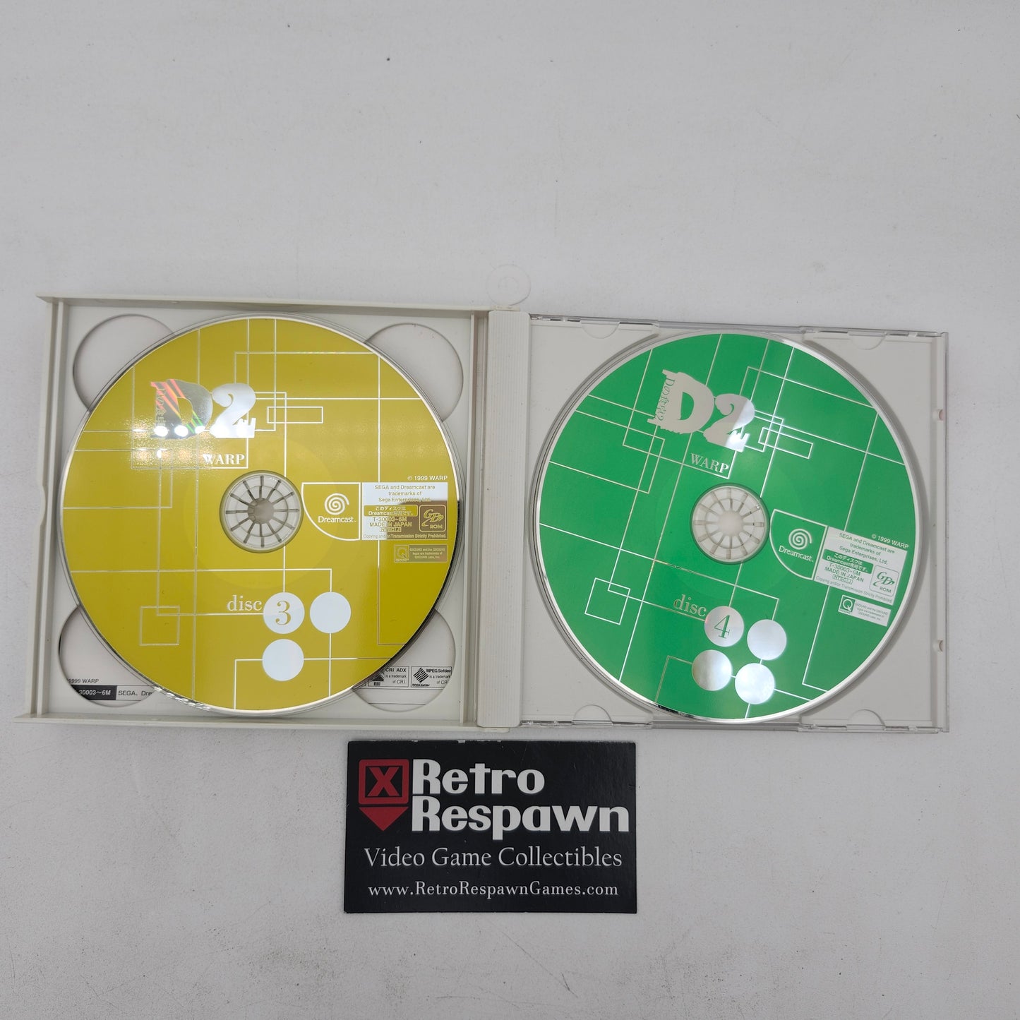 D2 Warp [Reflective Cover] - JP Sega Dreamcast (Complete)