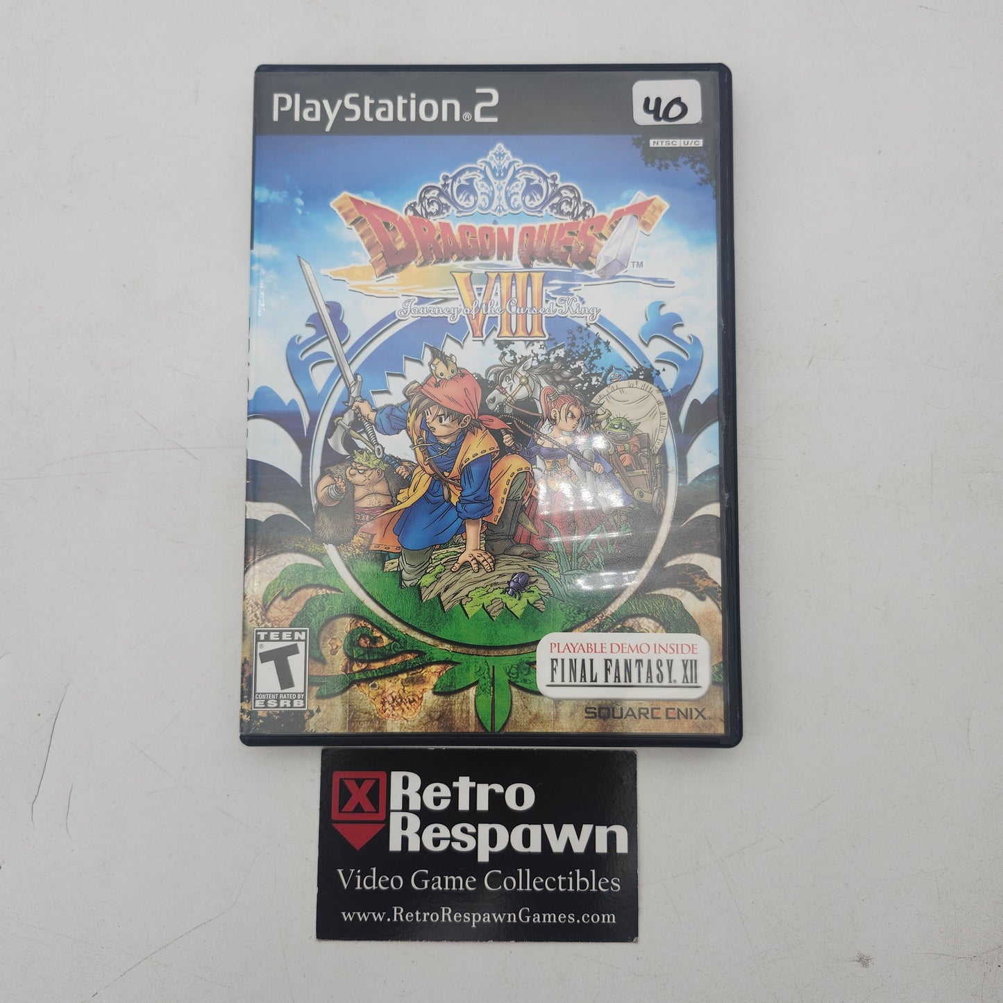 Dragon Quest VIII: Journey of the Cursed King - Playstation 2 (Complete)