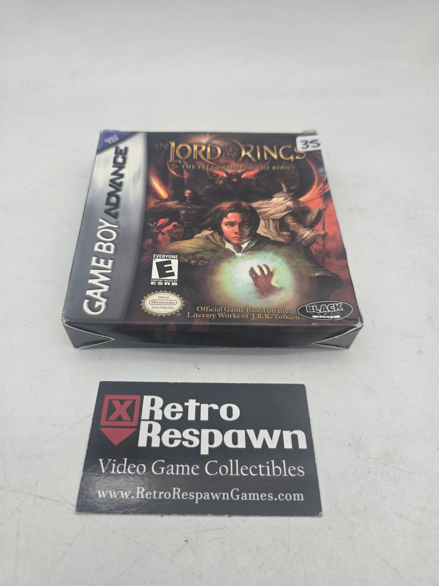 Lord of the Rings Fellowship of the Ring - GameBoy Advance (Complete)
