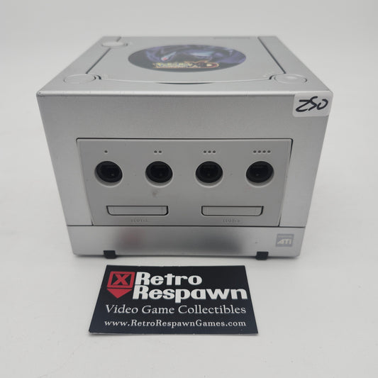 Platinum GameCube System [Pokemon XD: Gale of Darkness Faceplate] - Gamecube (Console+Controller+Wires)