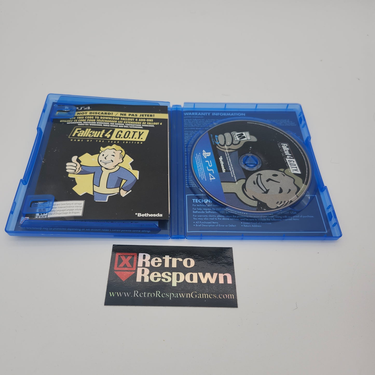 Fallout 4 [Game of the Year] - Playstation 4 (Complete)