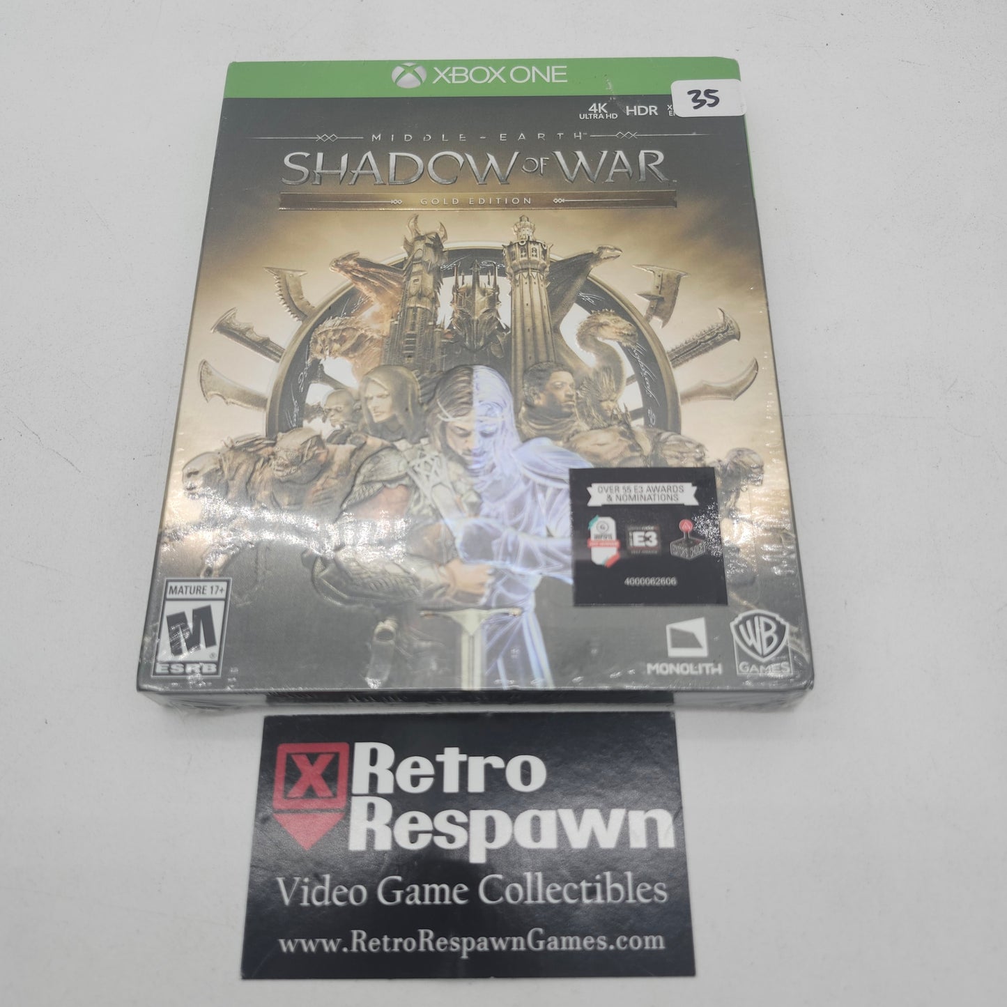 Middle Earth: Shadow of War [Gold Edition] - Xbox One (Sealed)