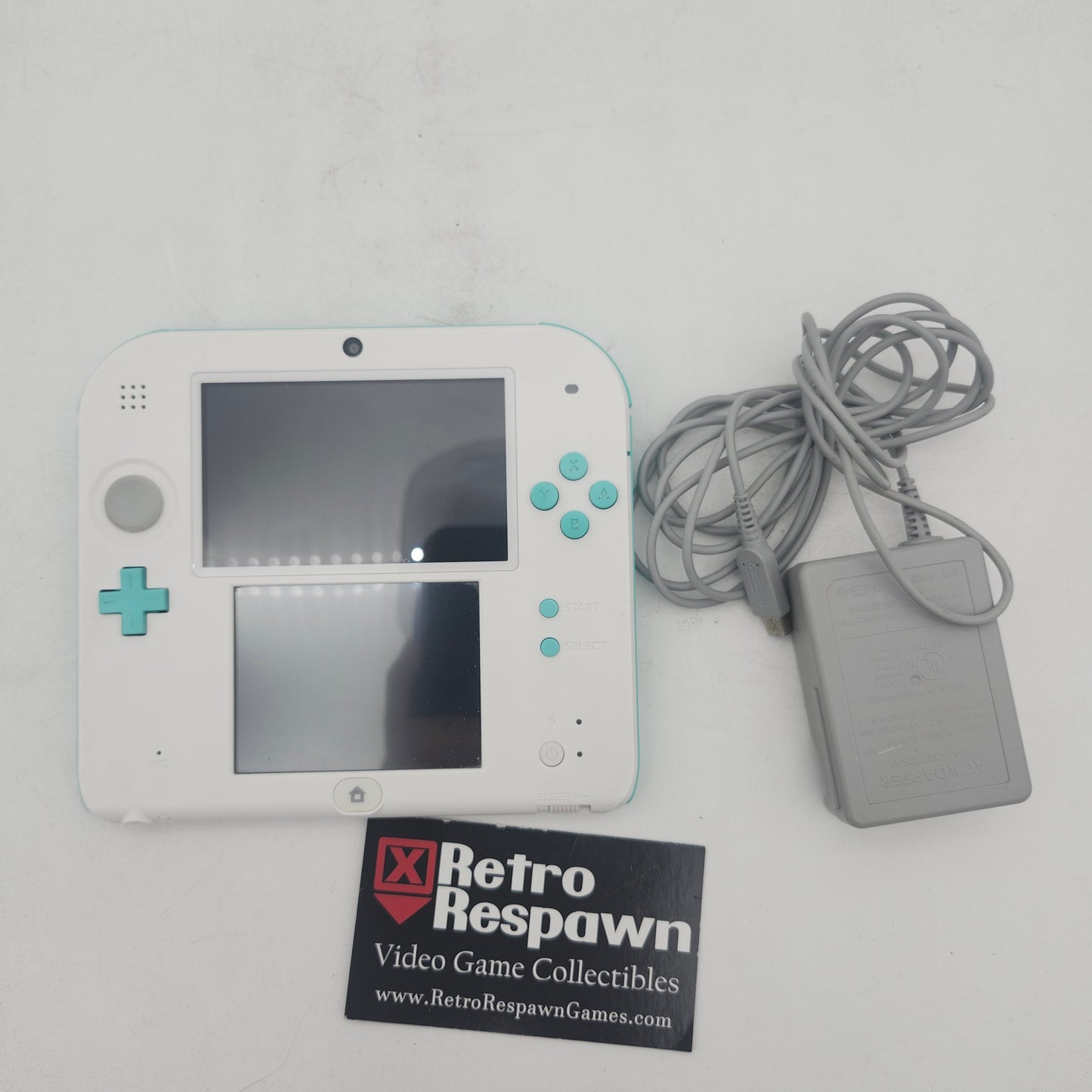 Nintendo 2DS White and Turquoise  [Included Mario Kart 7] - Nintendo DS (Complete)