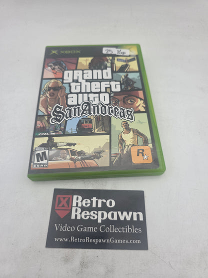Grand Theft Auto San Andreas - Xbox (Complete)