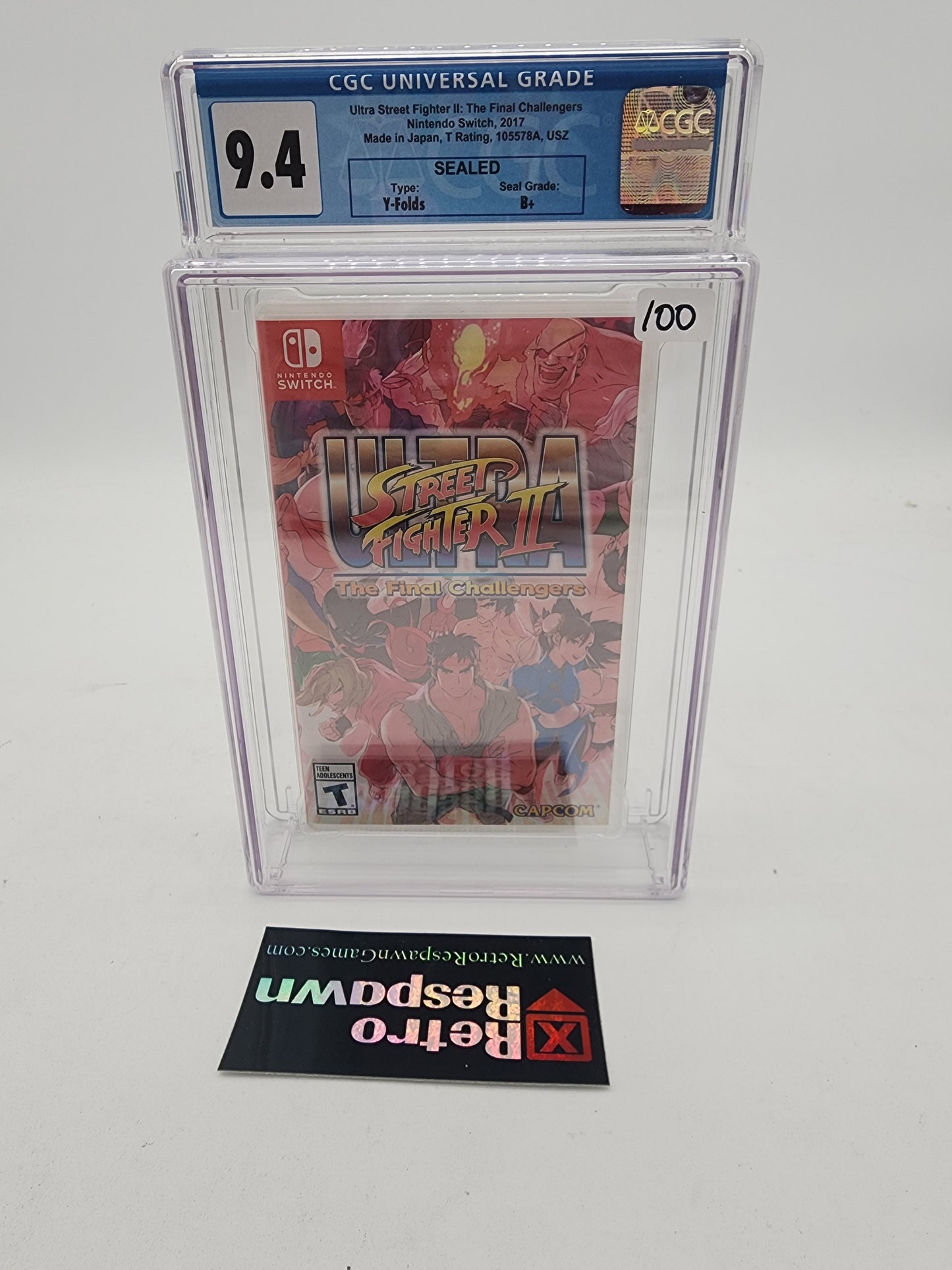 Ultra Street Fighter II: The Final Challengers - Nintendo Switch (Graded CGC 9.4 B+)