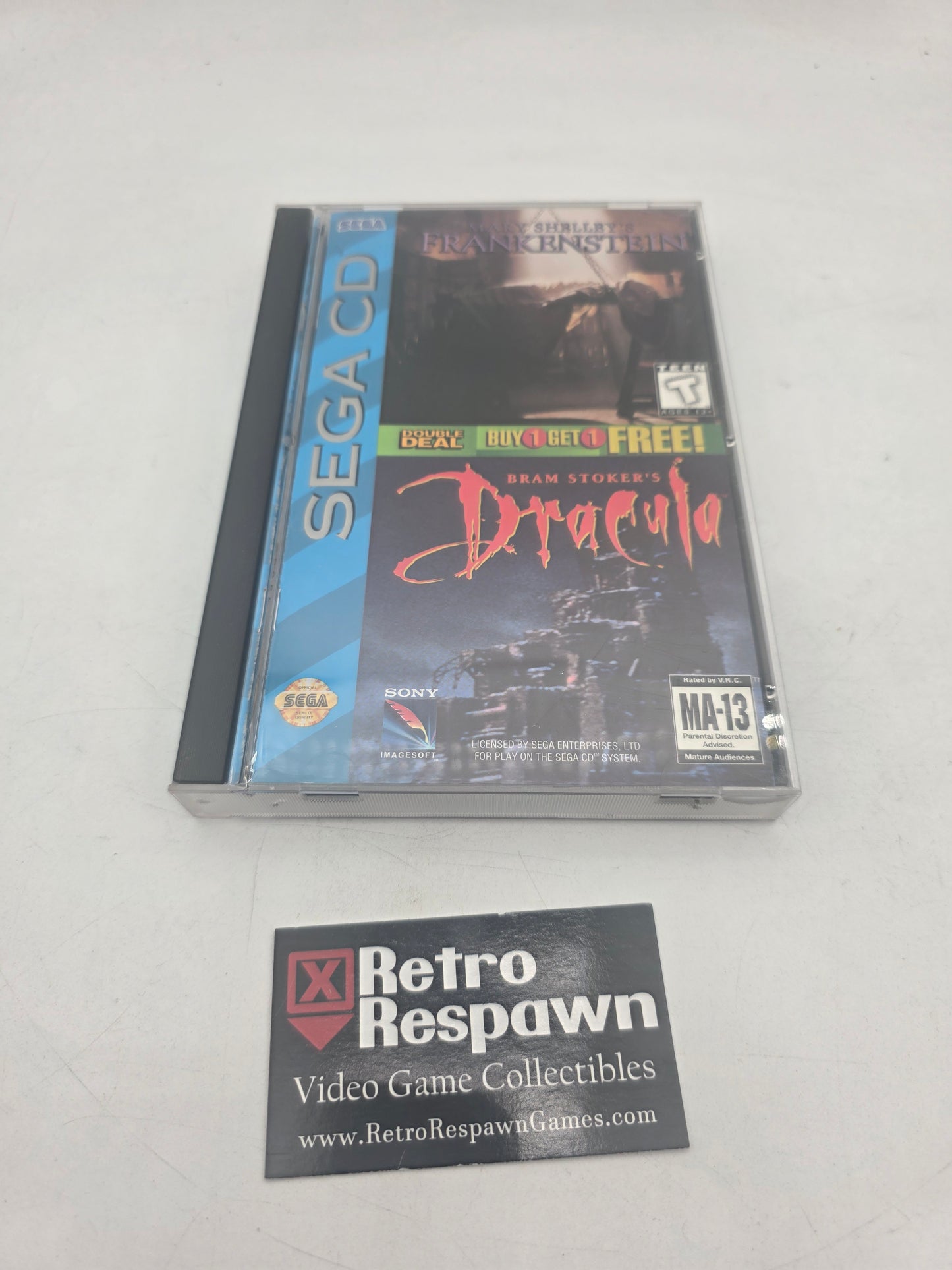 Mary Shelley's Frankenstein & Bram Stoker's Dracula - Sega CD (Complete)
