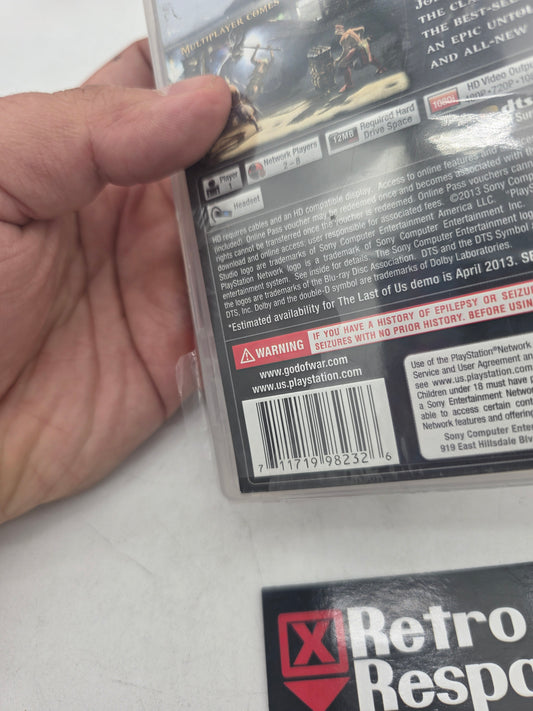 God of War Ascension - Playstation 3 (Sealed/Huge Rip)