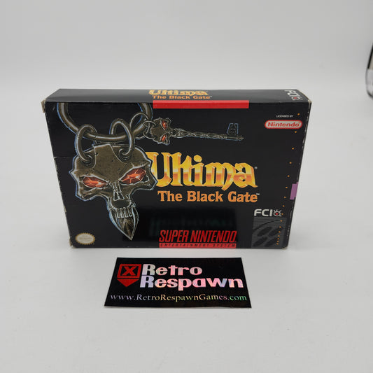 Ultima The Black Gate - Super Nintendo (Complete)