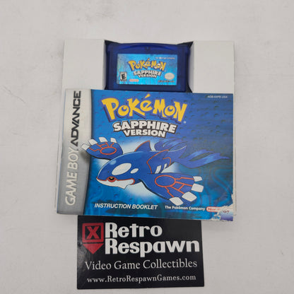 Pokemon Sapphire - GameBoy Advance (Complete/See Pictures)