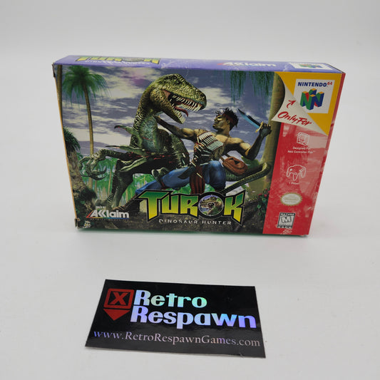 Turok Dinosaur Hunter - Nintendo 64 (Complete)