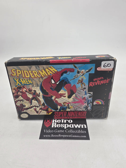 Spiderman X-Men Arcade's Revenge - Super Nintendo (Complete)