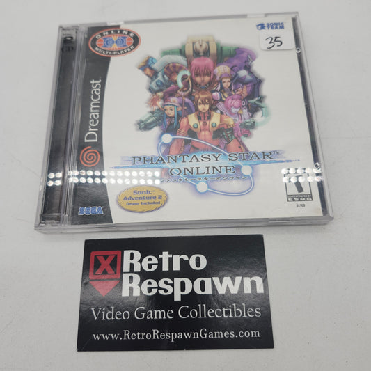 Phantasy Star Online - Sega Dreamcast (Complete)