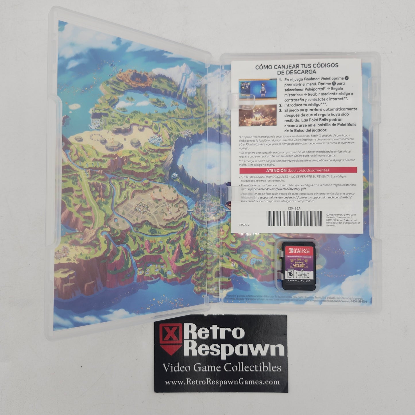 Pokemon Violet + The Hidden Treasure of Area Zero - Nintendo Switch (Complete)