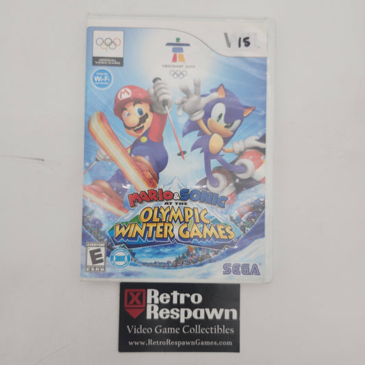 Mario and Sonic at the Olympic Winter Games - Wii (Complete)