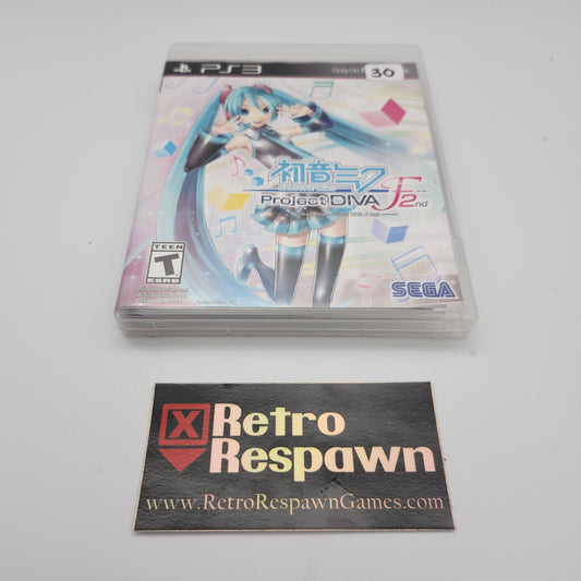 Hatsune Miku: Project DIVA F 2nd - Playstation 3 (Complete)