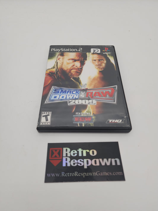 WWE Smackdown vs. Raw 2009 - Playstation 2 (Complete)