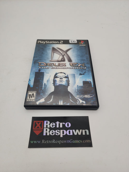 Deus Ex: The Conspiracy - Playstation 2 (Complete)