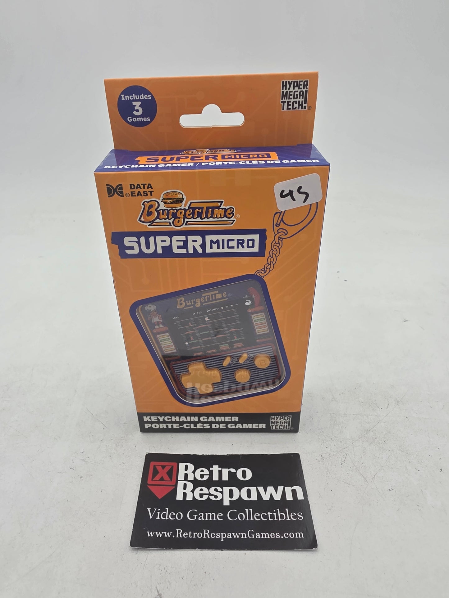 Burger Time Super Micro - Keychain Gamer (Sealed)