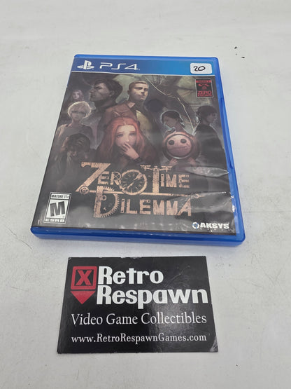 Zero Time Dilemma - Playstation 4 (Complete)