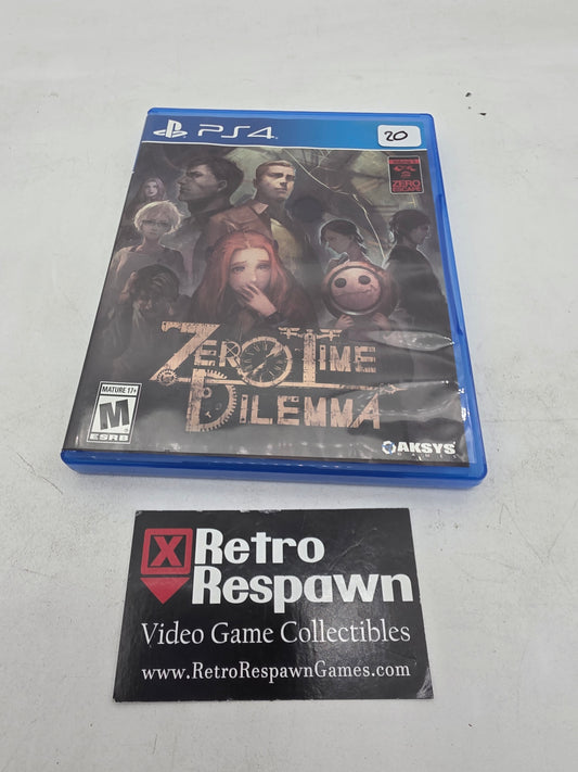 Zero Time Dilemma - Playstation 4 (Complete)