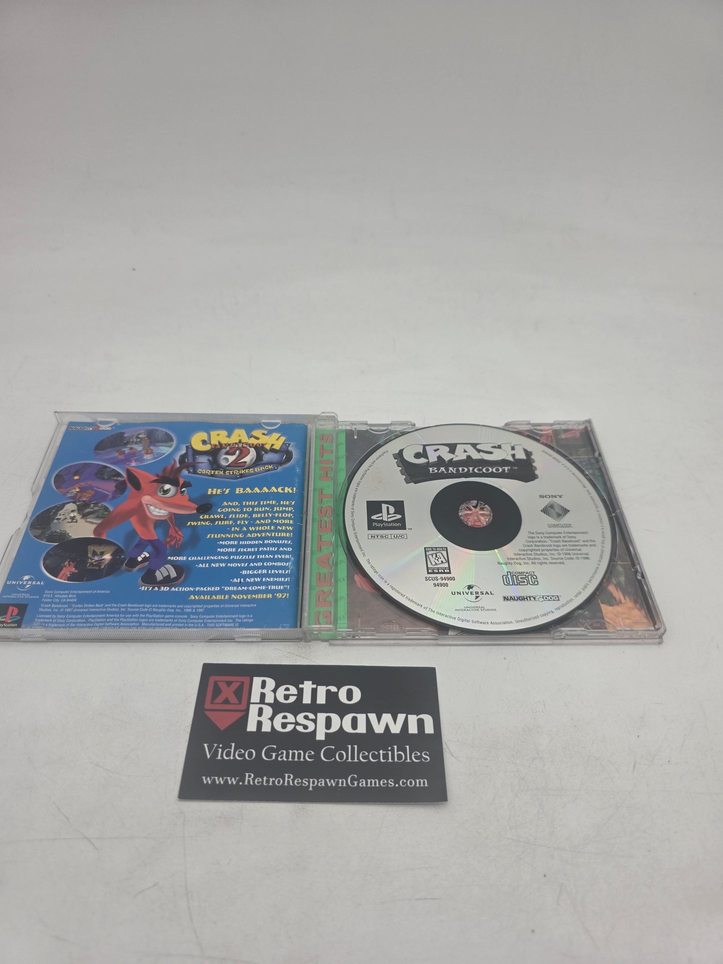 Crash Bandicoot [Greatest Hits] - Playstation (Complete)