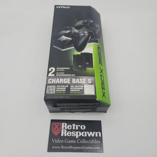 Xbox 360 Charge Base S [2 Rechargable Batteries] - Nyko (Sealed)