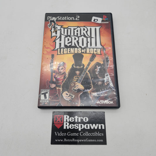 Guitar Hero III Legends of Rock - Playstation 2 (Complete)