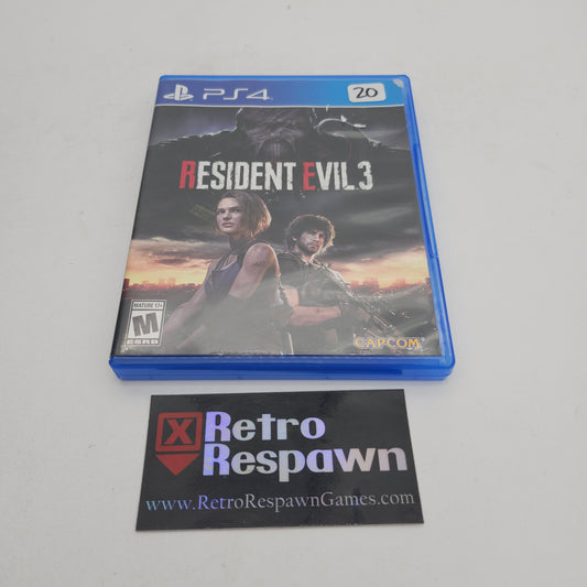 Resident Evil 3 - Playstation 4 (Complete)